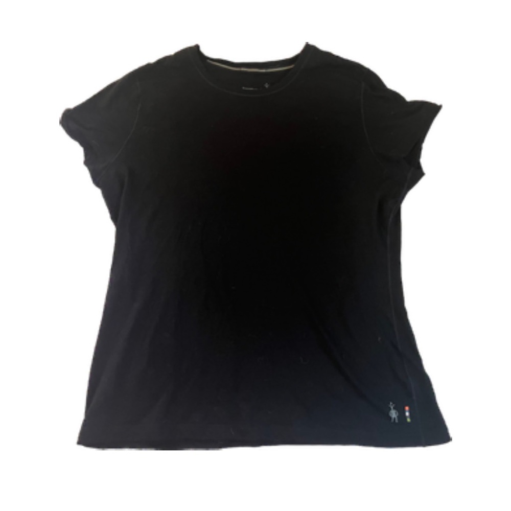 Smartwool Womens Black Merino Wool Tshirt Size L